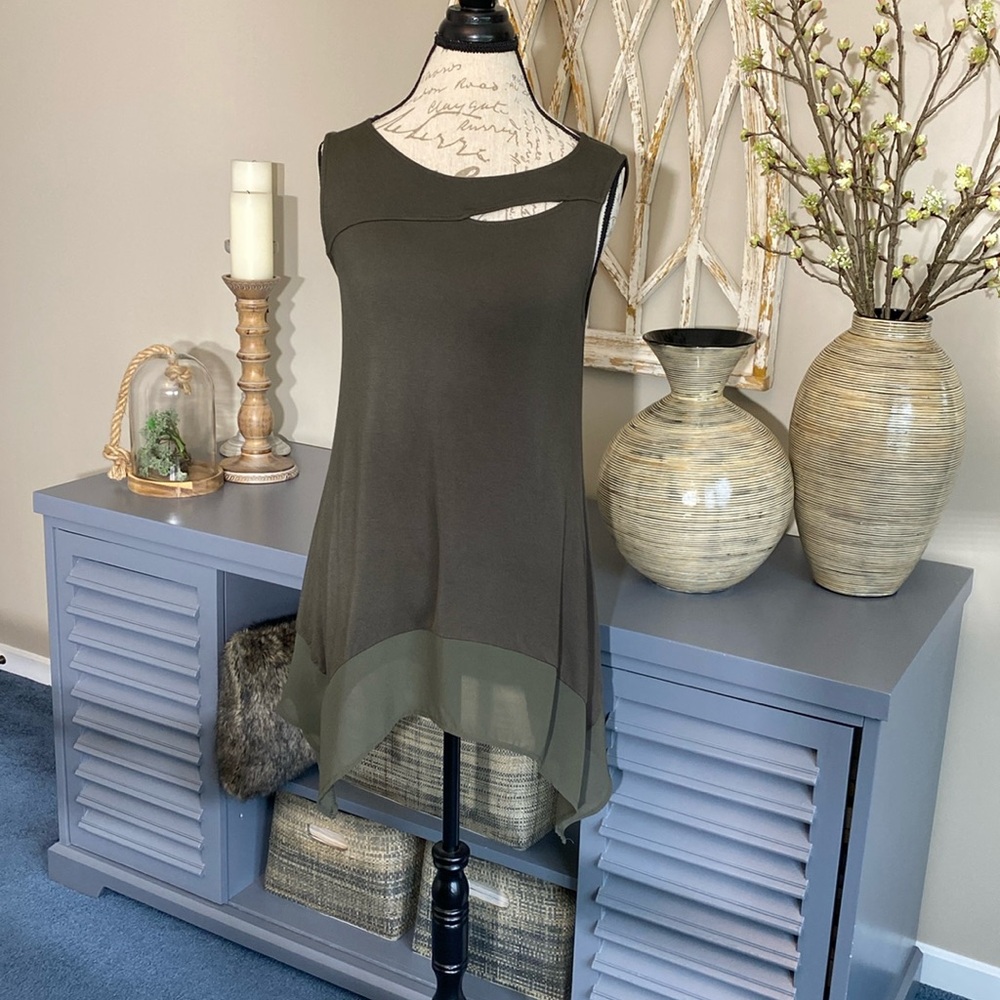 Women’s August Silk tunic tank